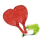 Веселый бадминтон Tiny Tailball набор для игры 2 ракетки воланчик с хвостом Mookie