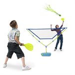 Бадминтон Набор для игры Tailball сетка со стойкой 2 ракетки воланчик рюкзак Mookie