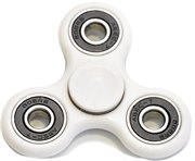 Спиннер игрушка антистресс Fidget Spinner пластиковый белый AZAZON