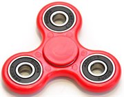 Спиннер игрушка антистресс Fidget Spinner пластиковый красный AZAZON