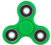 Спиннер игрушка антистресс Fidget Spinner пластиковый зеленый AZAZON