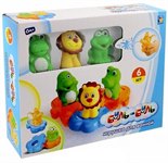 Игровой набор для ванны Буль-Буль Животные