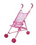 Коляска для кукол Красотка прогулочная открытая розовая 1Toy