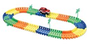 Гибкий трек для машинок "Большое путешествие" базовый с машинкой 1 Toy 101 деталь