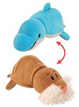 Вывернушка плюшевая Морж Дельфин 20 см 1 Toy