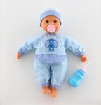 Кукла Пупс озвученная сосёт соску пьёт из бутылочки FALCA TOYS 38 см