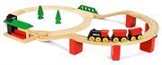 BRIO Деревянная железная дорога с вокзалом Classic Deluxe Set БРИО 33424