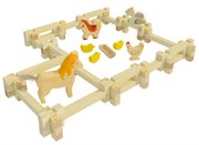 Деревенька №3 Деревянный конструктор ДЕРЕВО КРЯ! dk-009