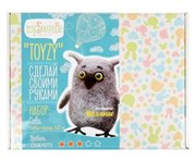 Валяние игрушки из шерсти Сова TOYZY