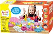 Домашняя кондитерская Игровой набор с кинетическим песком Playing House 1,4 кг Angel Sand