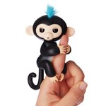 Интерактивная обезьянка Fingerlings Финн черная WowWee