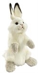 Белый кролик мягкая игрушка на руку для кукольного театра 34 см Hansa
