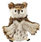 Сова мягкая игрушка на руку для кукольного театра 34 см Hansa