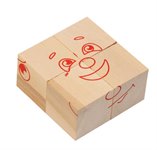 Настроения Развивающие деревянные кубики Краснокамская игрушка