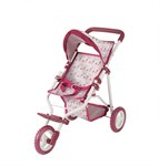 Коляска для кукол прогулочная трехколесная, цветы Gotz