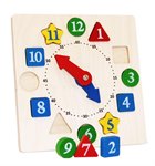 Часики пазлы Обучающий набор Краснокамская игрушка