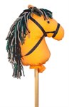 Лошадка скакалка на палочке Бурушка Коняша