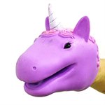 РУКОЗВЕРИ Единорог фиолетовый игрушка на руку
