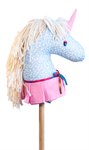 Лошадка скакалка на палочке единорог Диана