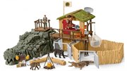 Научно-исследовательская станция CROCO в джунглях Игровой набор Schleich