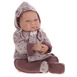 Кукла младенец Antonio Juan Munecas Фернанда в коричневом 40 см