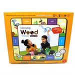 Гибкий конструктор Waveplay 70-B Wavelay wood 139 EVA и деревянных элементов