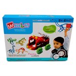 Гибкий конструктор Waveplay 50-A Dinosaurs and Vehicles 103 элемента