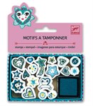 Набор штампов Сердечки и звезды Djeco