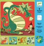 Набор трафаретов Драконы Djeco