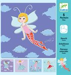 Набор трафаретов Феи Djeco 08857