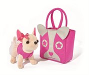 CHI CHI LOVE Плюшевая мягкая игрушка Собачка Чихуахуа Балерина с розовой сумкой 5897403