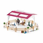 Школа верховой езды с лошадьми и наездниками Schleich