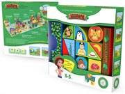 Зоопарк Magneticus конструктор Весёлый городок из кубиков