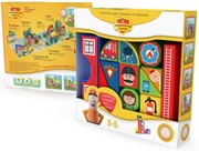 Пожарная станция Magneticus конструктор Весёлый городок из кубиков