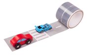 Игровой скотч Автомобильная дорога с дорожной разметкой для машинок, 20 метров Умная дорога