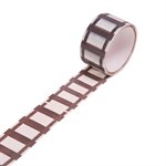 Игровой скотч Железная дорога с разметкой железнодорожного полотна для паровозиков, 15 метров Умная дорога