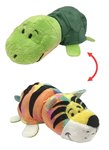 Вывернушка плюшевая Радужный тигр Черепашка 12 см 1 Toy