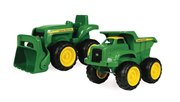 Трактор и самосвал игрушки для песочницы John Deere TOMY