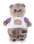 Кот Басик Весёлый фотограф мягкая игрушка 22 см BUDI BASA
