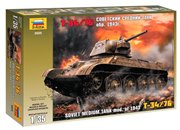 Советский танк Т-34/76 образца 1943 Сборная модель масштаб 1/35 Звезда 3525