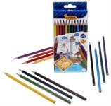 Набор карандашей 12 цветов треугольные JOVI