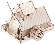 Мельница деревянный конструктор 48 деталей Нескучные игры 7831