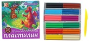 Пластилин мягкий восковой Фантазия 12 цветов со стеком ЛУЧ