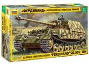 Немецкий истребитель танков "Фердинанд" Ferdinand Sd Kfz 184 Сборная модель масштаб 1/35 Звезда 3653