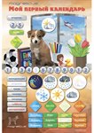 Мой первый календарь Щенок Магнетикус Обучающий плакат Magneticus