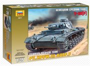 Немецкий средний танк T-III (F) Сборная модель масштаб 1/35 Звезда 3571