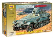 Немецкий бронетранспортер Sd.Kfz.251/10 AUSF B с 37-мм орудием «Ханомаг» Сборная модель масштаб 1/35 Звезда 3588