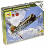 И-16 Советский истребитель Сборная модель самолета 1/144 Звезда 6254