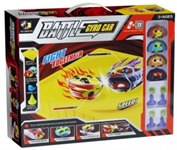 Battle Gyro Car Подарочный набор с ареной Гироскопическая машинка Гиробот игрушка-волчок 4 шт.