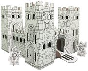 Замок Камелот картонный домик раскраска CartonHouse